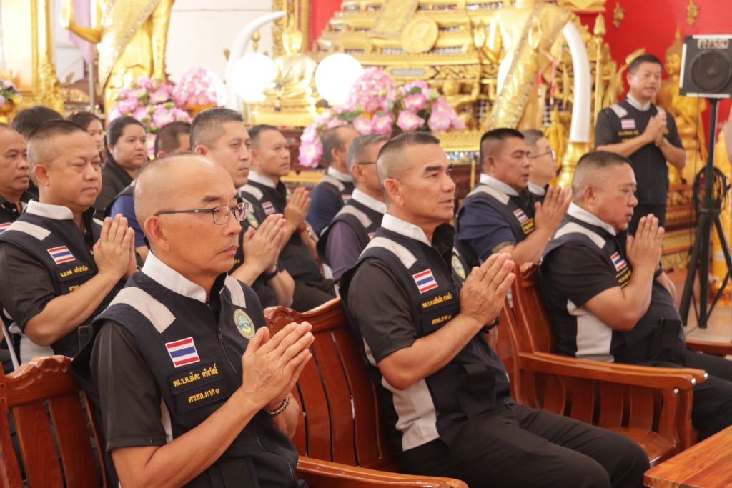 ศรชล.ภาค 1 จัดพิธีทำบุญเนื่องในวันคล้ายวันสถาปนา ศูนย์อำนวยการรักษาผลประโยชน์ของชาติทางทะเล 