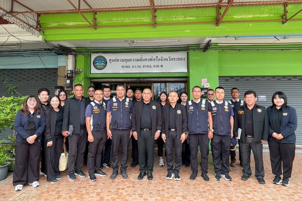ผอ.สำนักปฏิบัติการ 1 ศรชล. และคณะฯ เดินทางมาตรวจเยี่ยม ศรชล.จว.รย. ศคท.จว.รย.