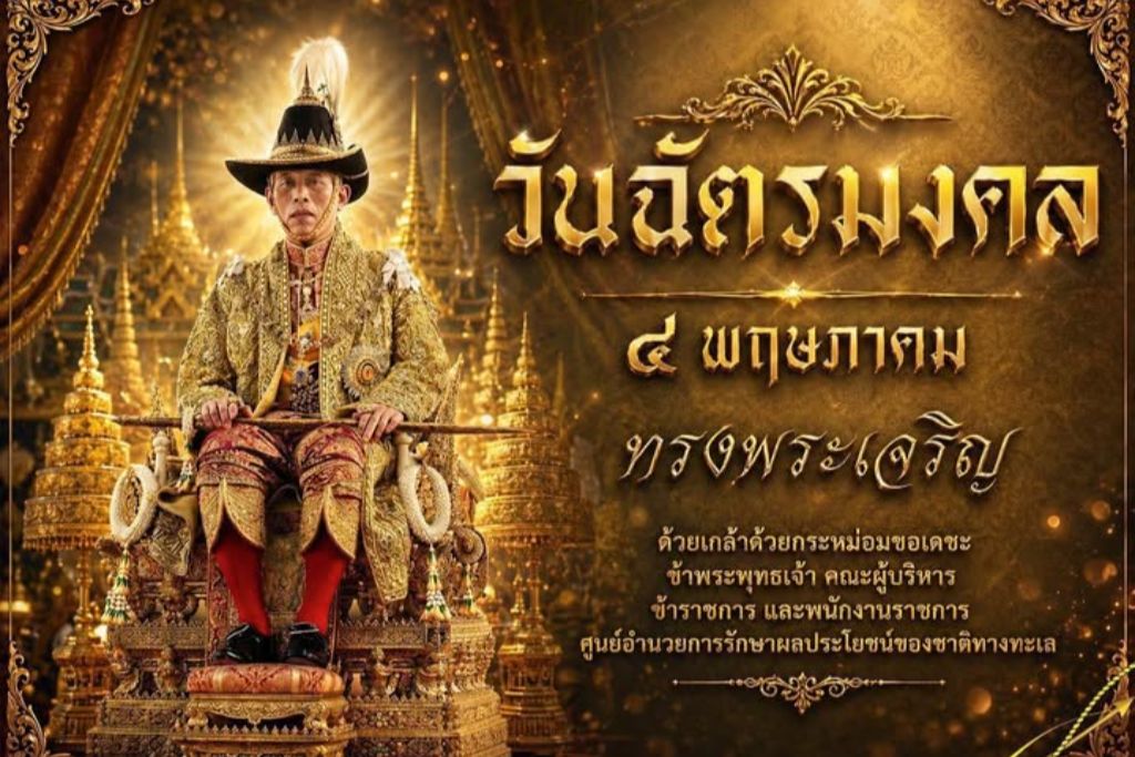 วันฉัตรมงคล วันที่ ๔ พฤษภาคม 